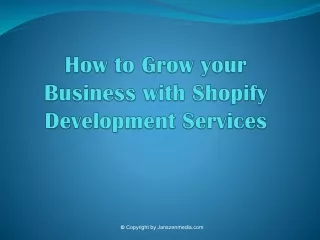 how to grow your business with shopify development services