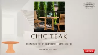 Teak Wood Bathroom Furniture | Chic Teak