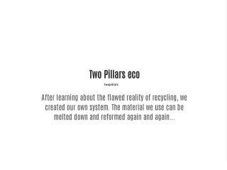 two pillars eco twopillars