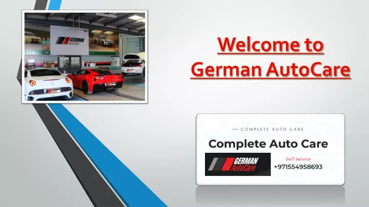 welcome t o german autocare