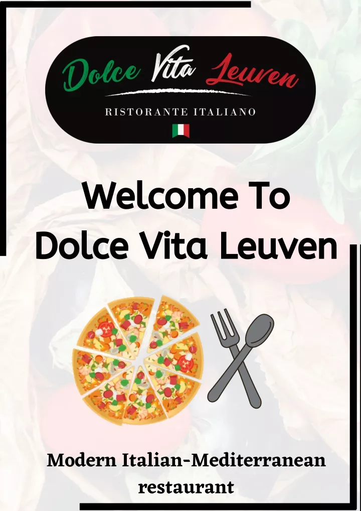 welcome to dolce vita leuven