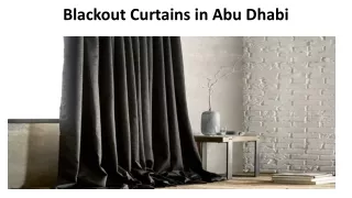blackout curtains in abu dhabi