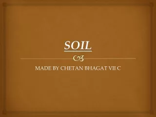 Soil