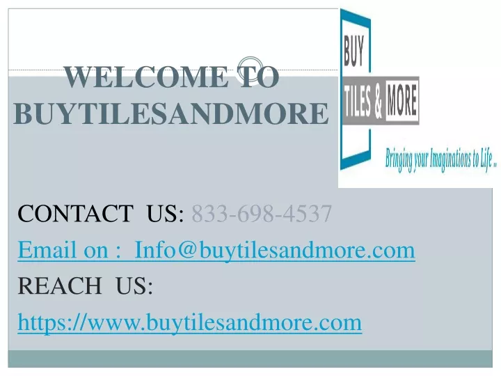 welcome to buytilesandmore