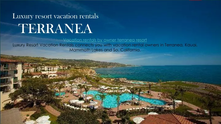 luxury resort vacation rentals terranea