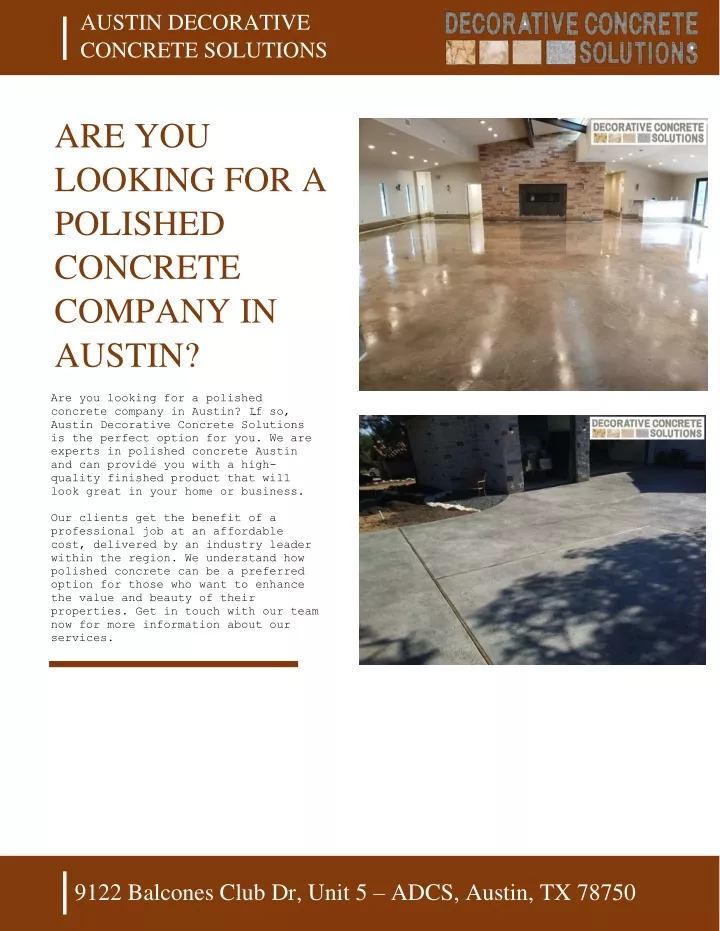 austin decorative concrete solutions