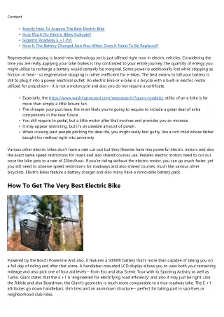 Sydney Electric Bikes And Conversion Sets