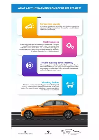 What Are The Warning Signs Of Brake Repairs?
