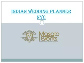 Indian Wedding Planner NYC