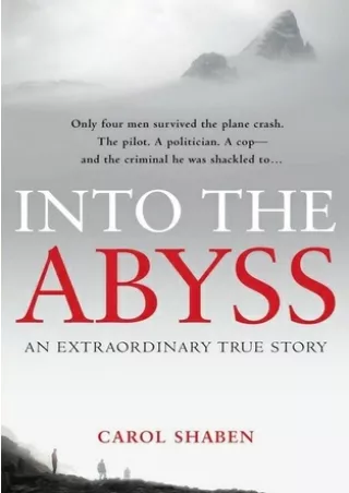 Prime Reading Into the Abyss: How a Deadly Plane Crash Changed the Lives of a Pilot, a Politician, a Criminal and a Cop