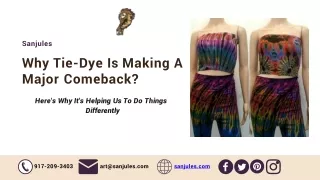 Online Tie Dye Clothing Store- sanjules
