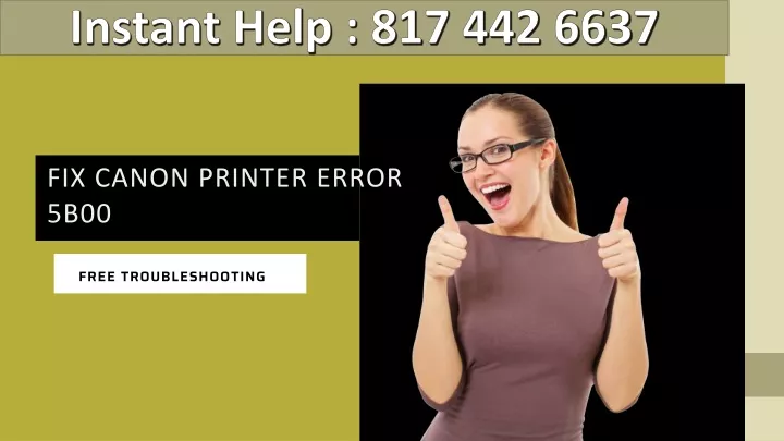 fix canon printer error 5b00