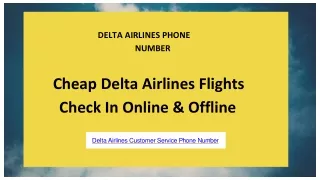 delta airlines phone number
