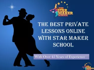 Find Best Private Lessons Online  Star Maker School