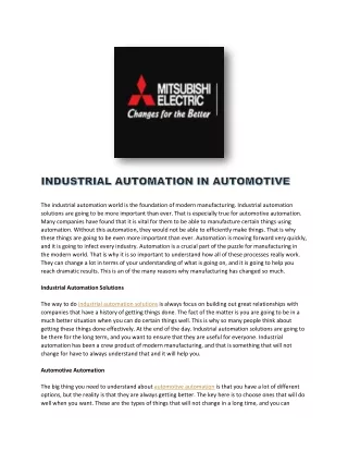 the industrial automation world is the foundation