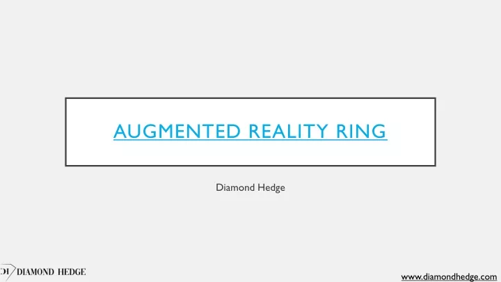 augmented reality ring