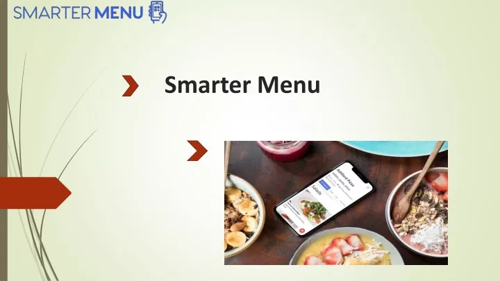 smarter menu