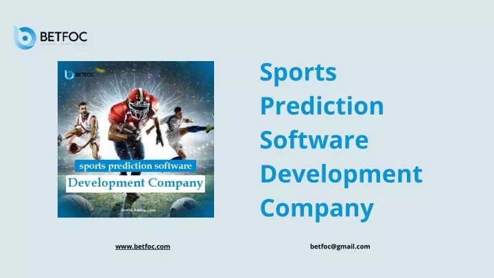 sports prediction software development company