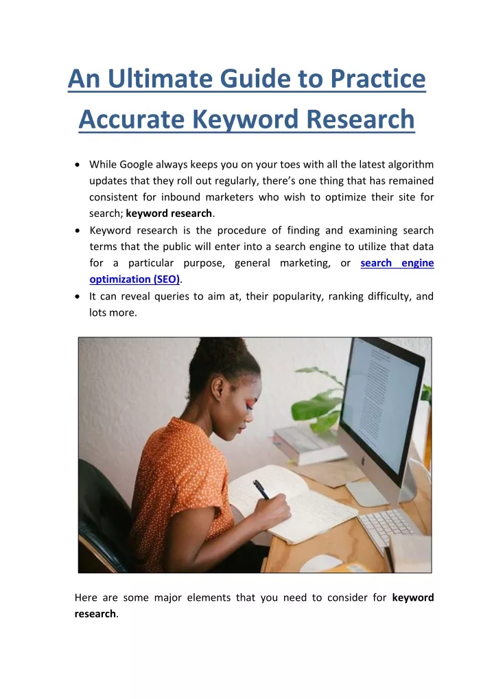 an ultimate guide to practice accurate keyword