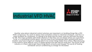 industrial vfd hvac