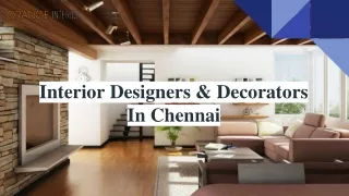 Interior Designers & Decorators  In Chennai | orangeinterior