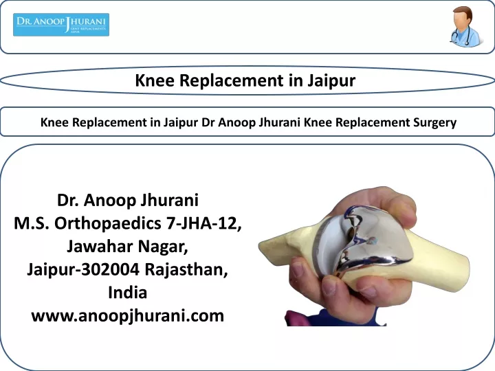 knee replacement in jaipur