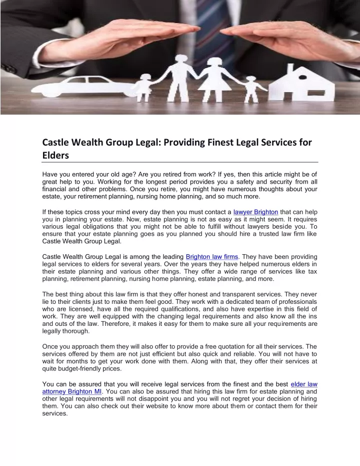 castle wealth group legal providing finest legal