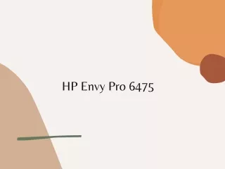 HP Envy Pro 6475