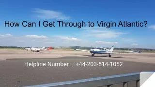 how can i get through to virgin atlantic