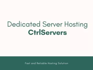 Dedicated server Netherlands