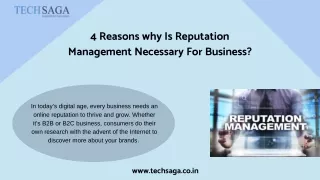 4 reasons why is reputation management necessary