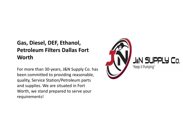 gas diesel def ethanol petroleum filters dallas
