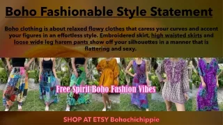 boho fashionable style statement
