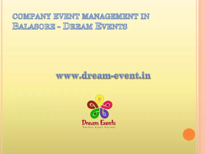 company event management in balasore dream events