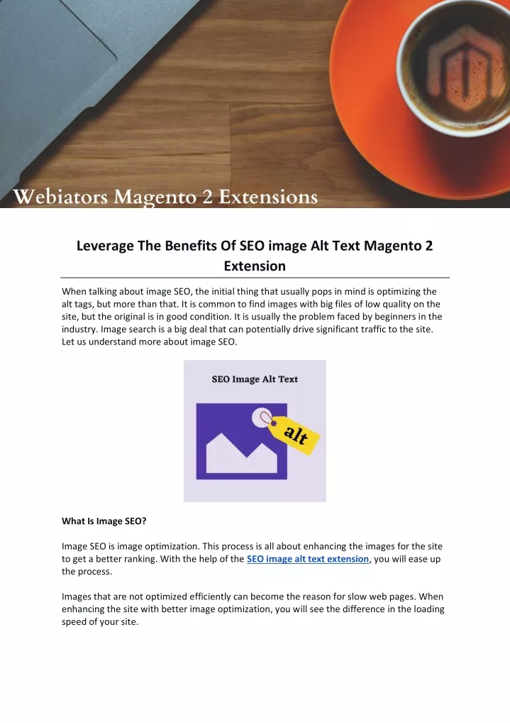 leverage the benefits of seo image alt text
