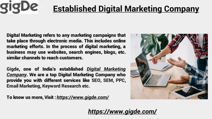 established digital marketing company