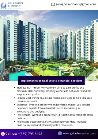 Real estate financial analysis