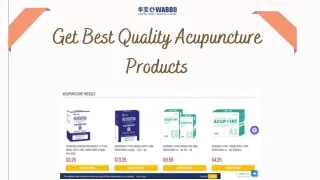 Get Best Quality Acupuncture Products