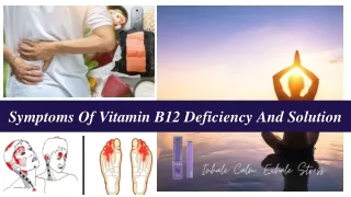 Symptoms Of Vitamin B12 Deficiency And Solution