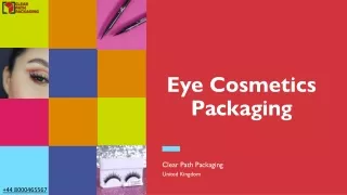 Eye Cosmetics Packaging