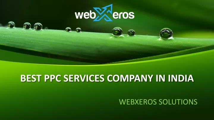 best ppc services company in india