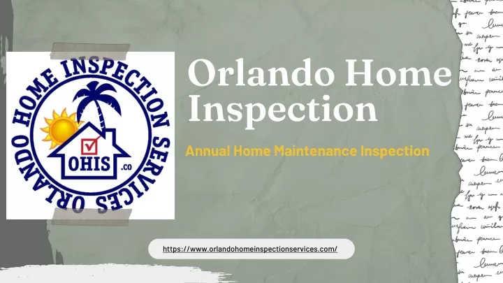 PPT Annual Home Maintenance Inspection PowerPoint Presentation Free   Orlando Home Inspection N 