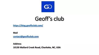 geoff s club