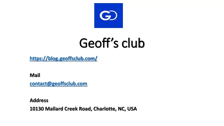 geoff s club