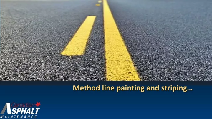 method line painting and striping