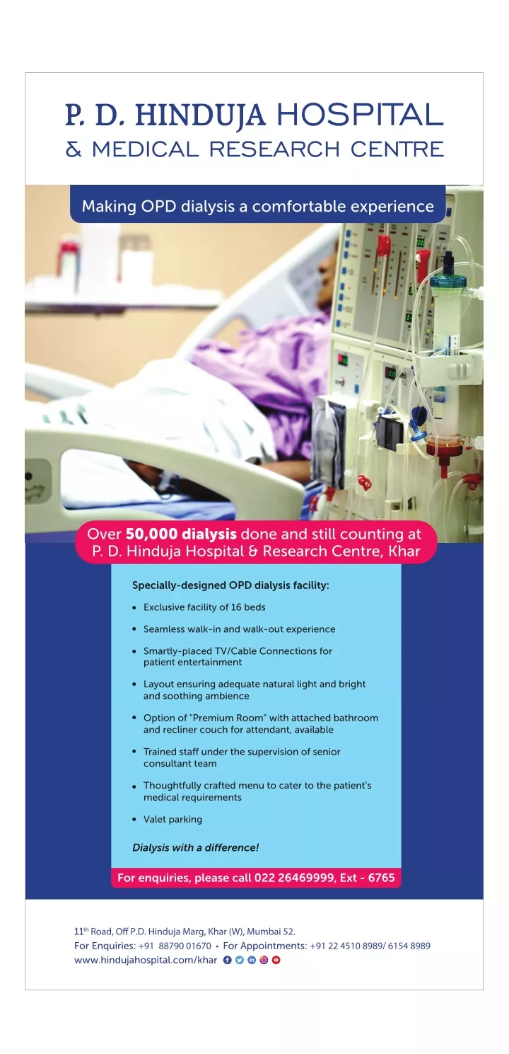 making opd dialysis a comfortable experience