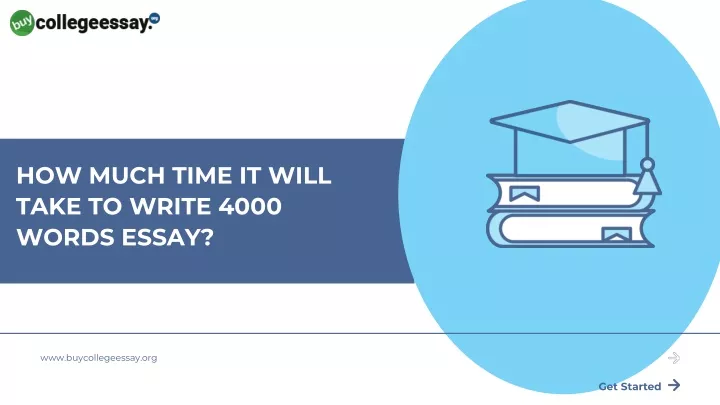 how much time it will take to write 4000 words