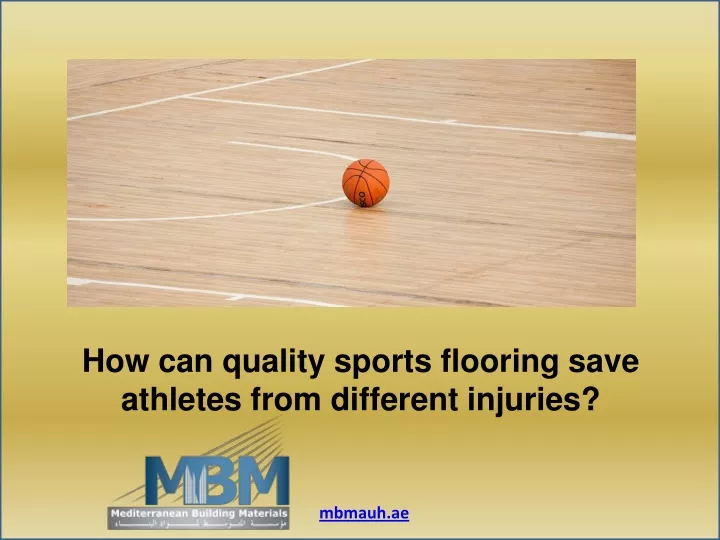 how can quality sports flooring save athletes