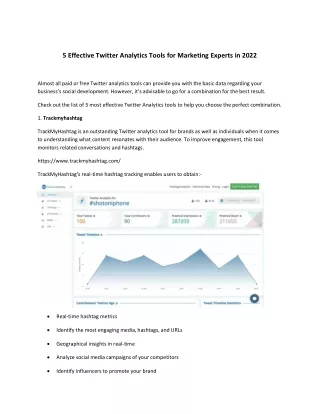 5 Effective Twitter Analytics Tools for Marketing Experts in 2022