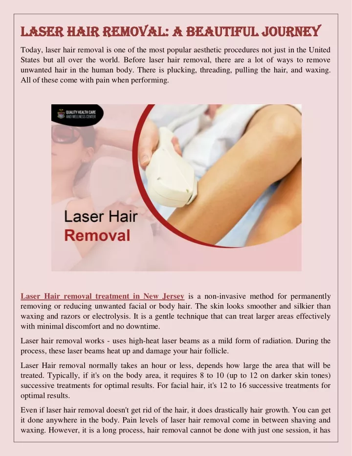 laser hair removal a beautiful journey laser hair